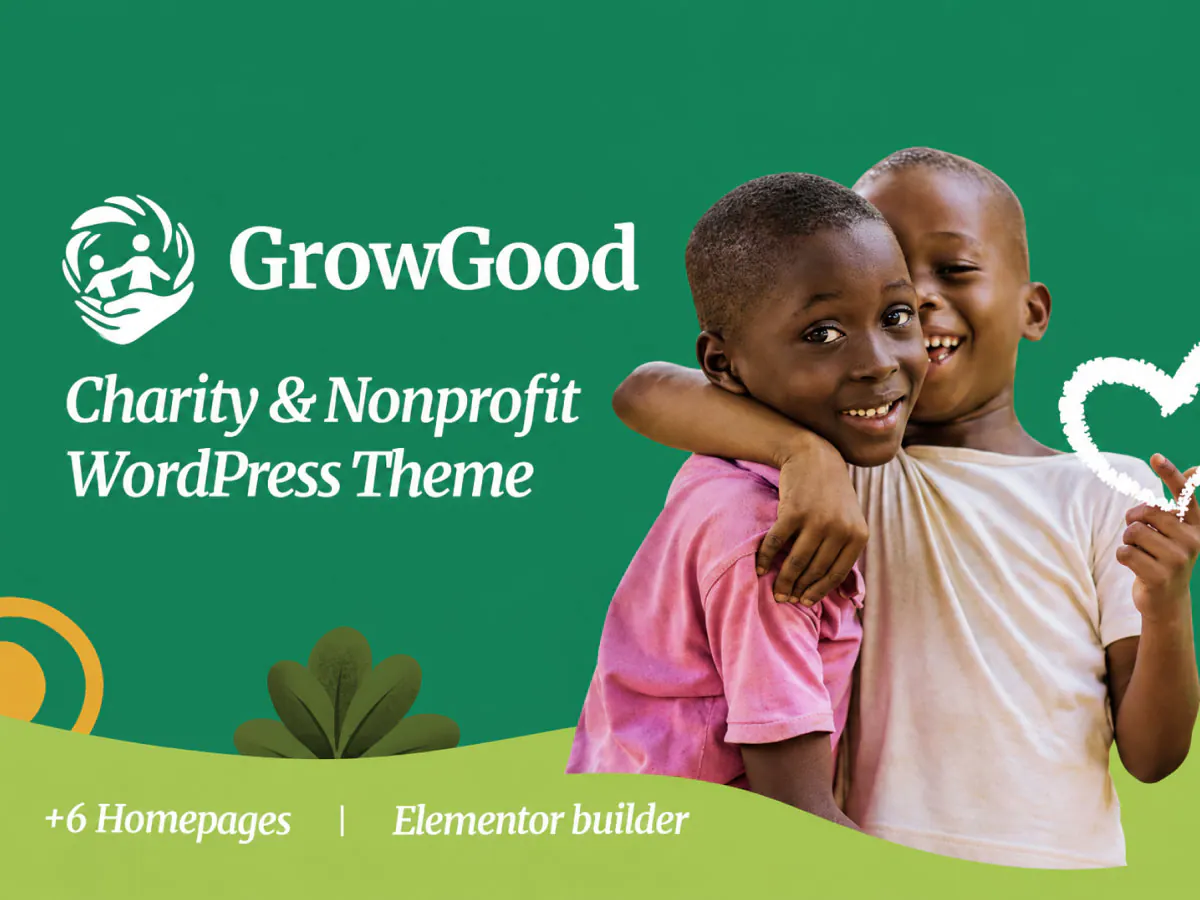 GrowGood - Charity & Nonprofit WordPress Theme