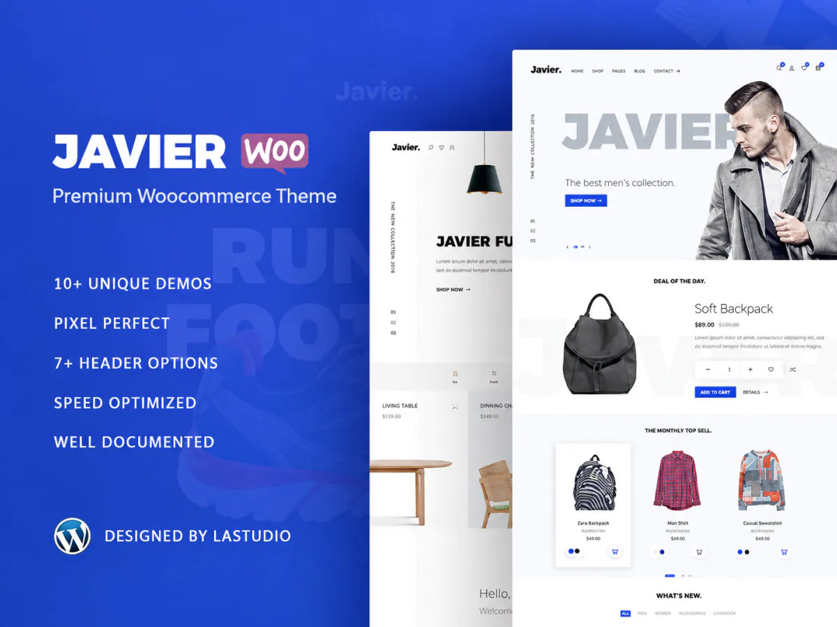 Javier - Modern WooCommerce Theme