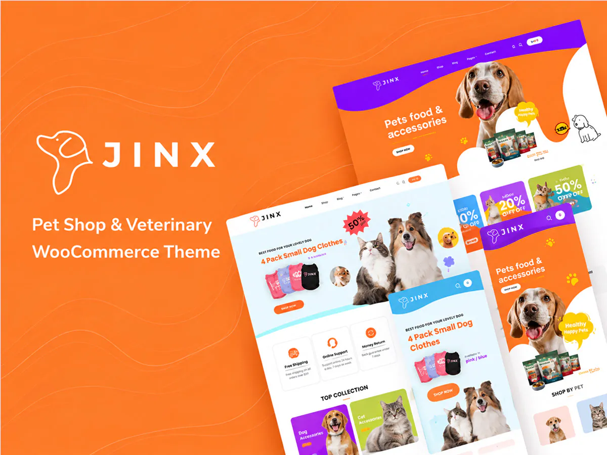 Jinx - Pet Shop & Veterinary WooCommerce Theme