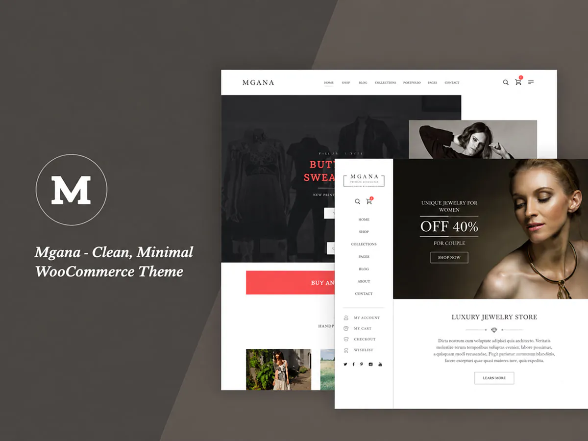 Mgana - Minimal WooCommerce Theme