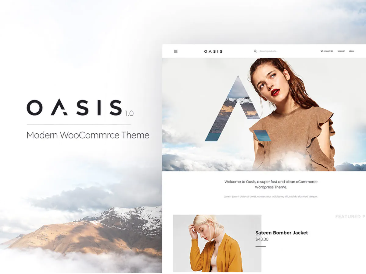 Oasis - Modern WooCommerce Theme